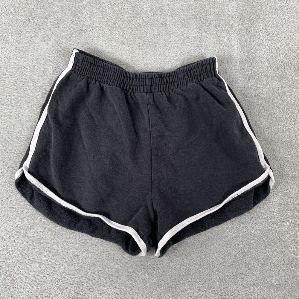 Brandy Melville Shorts Womens One Size Black Dolphin Hem Fleece Loungewear Cozy